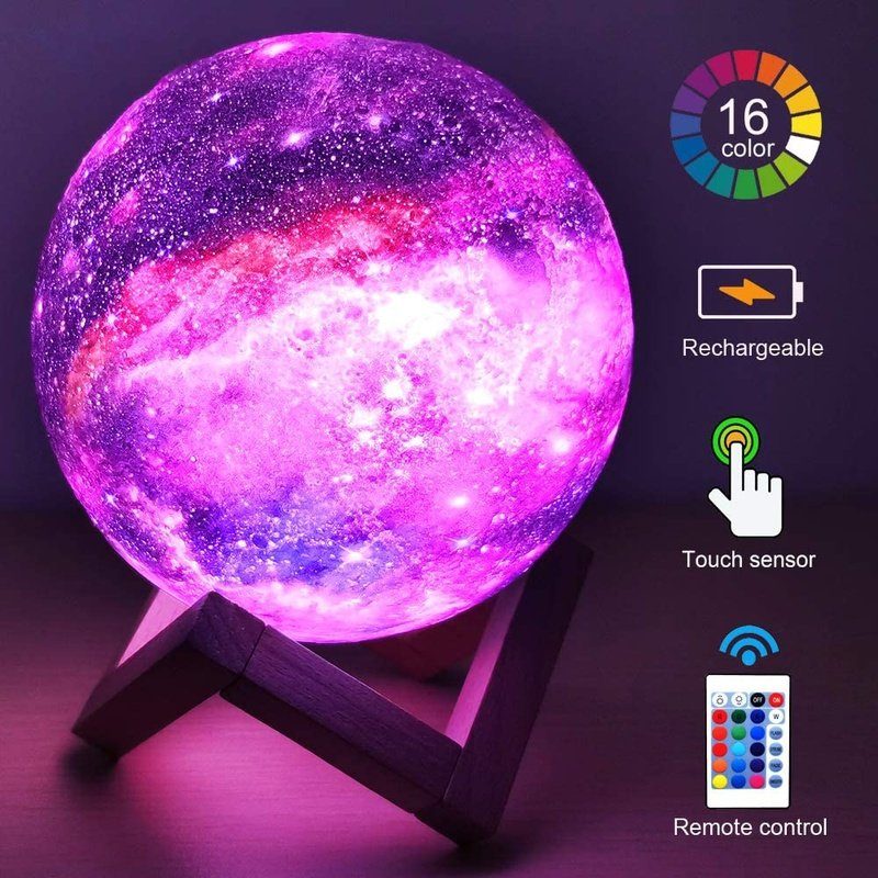 Galaxy Moon Lamp - Image 5