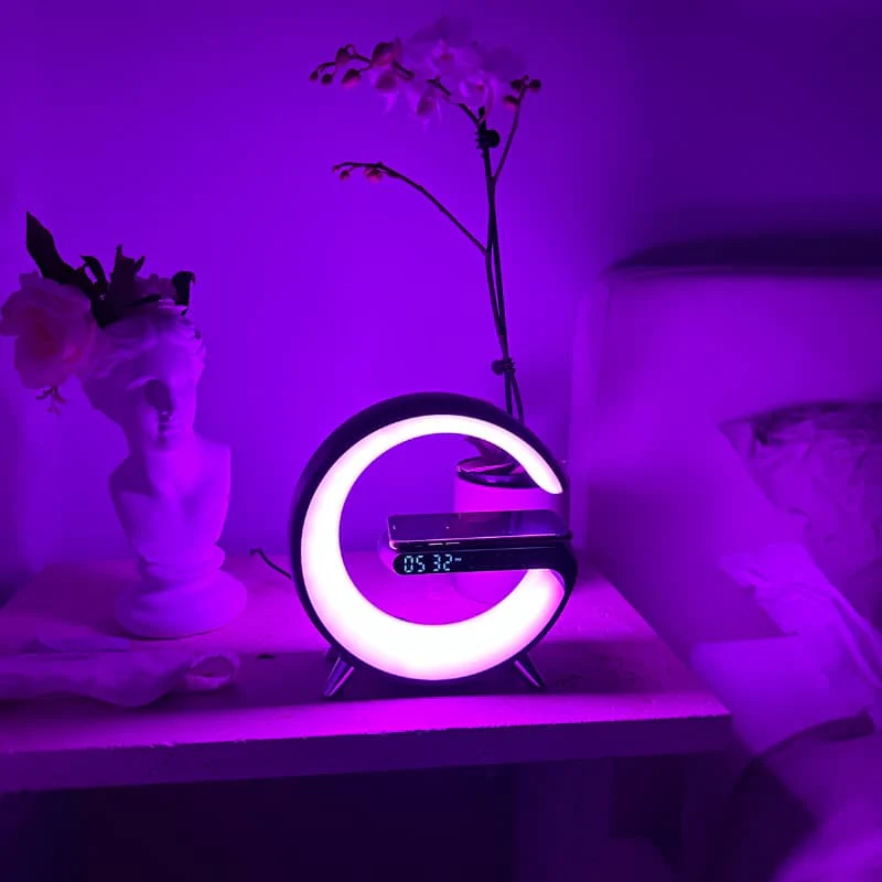 Smart LED Wireless Charging Alarm Clock - Image 4