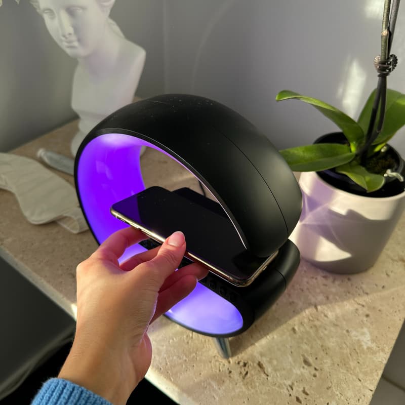 Smart LED Wireless Charging Alarm Clock - Image 8